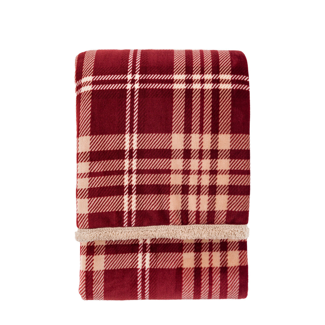 Mulberry Tartan Throw