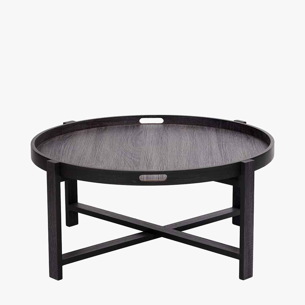 Marmara Dark Grey Oak Veneer Coffee Table