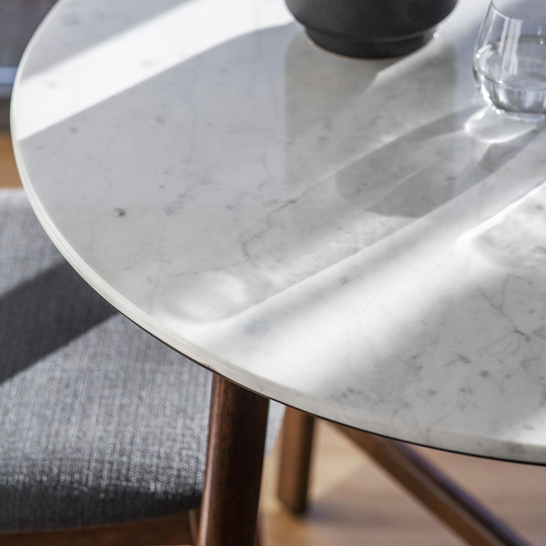 Barcelona Round Marble Top Dining Table