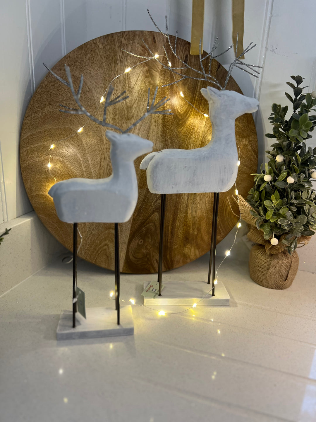 Eucalyptus Tree With Hessian Bag 33cm
