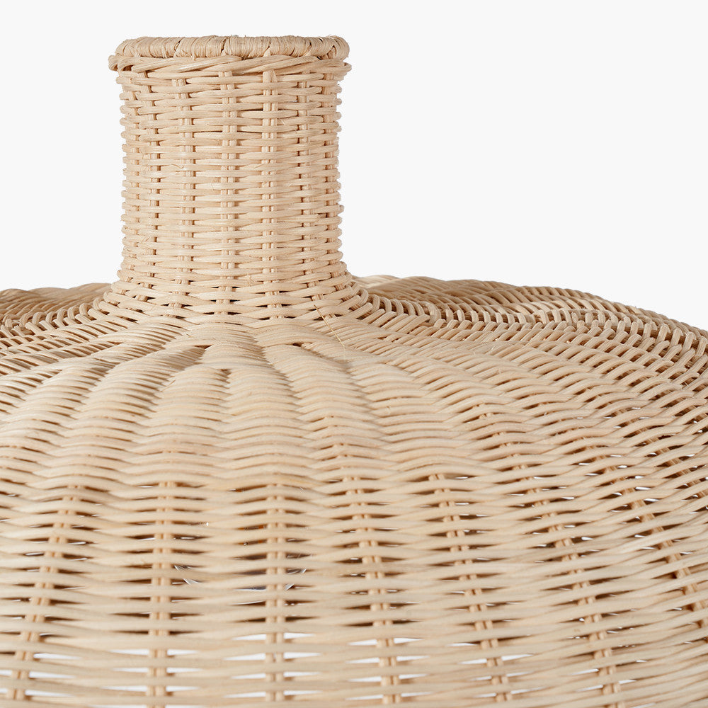 Caswell Natural Rattan Dome Pendant