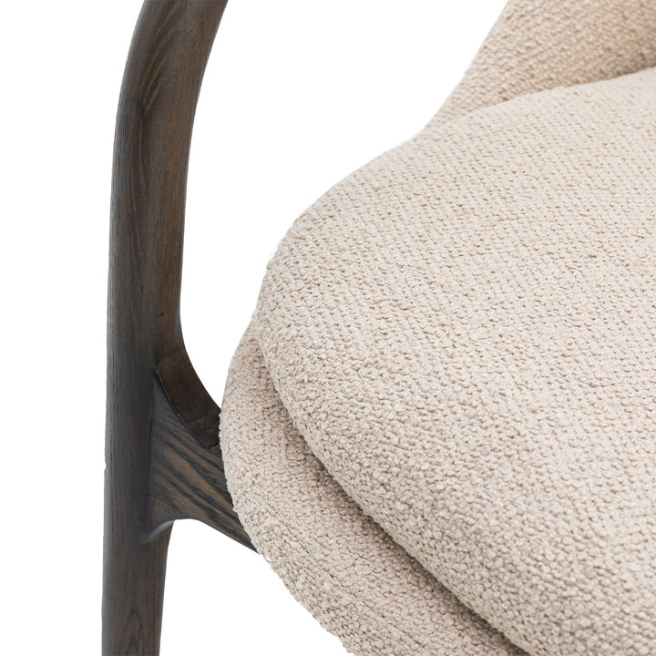 Alegra Taupe Armchair