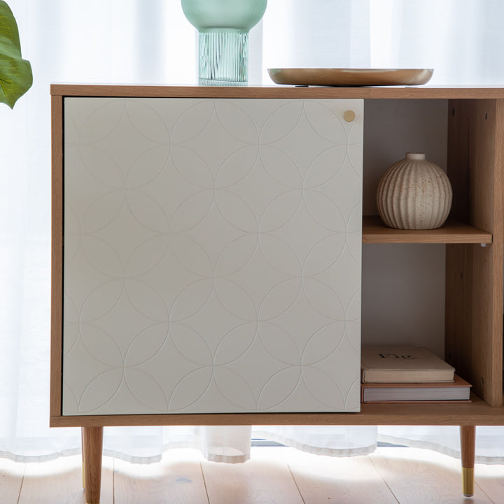 Newbury Sideboard Oak | White