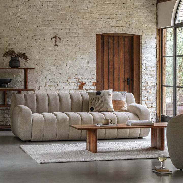 Coste Cream 3 Seater Sofa