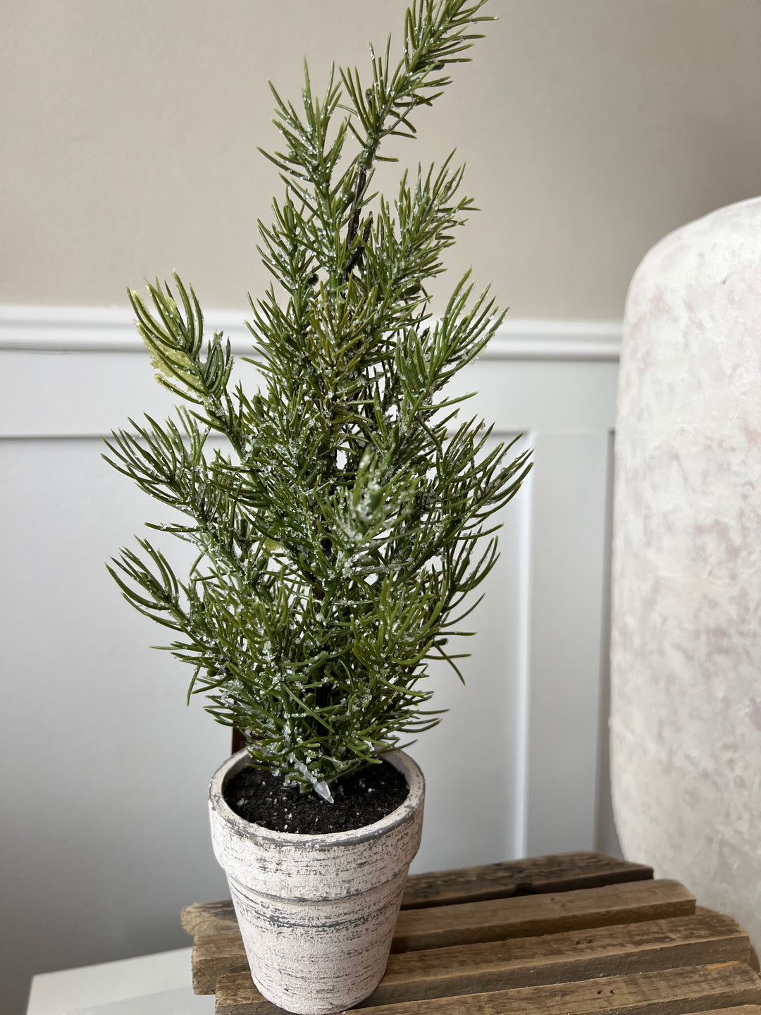 Frosty Mini Potted Indoor Tree, 31cm