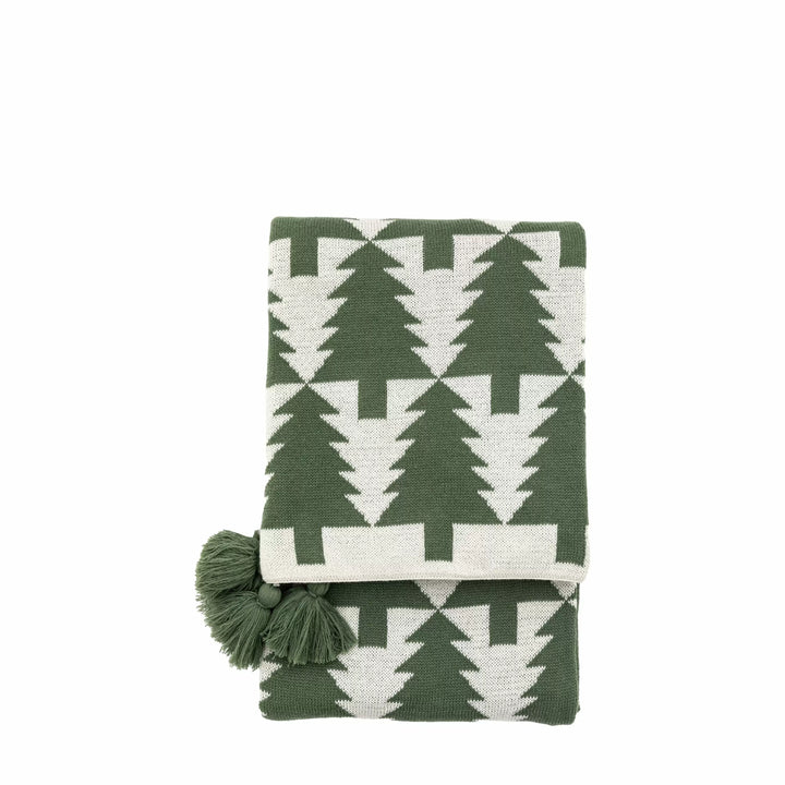 Woodland Forest Knitted Tree Throw