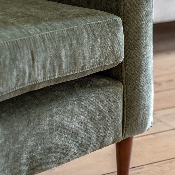 Whitwell Forest Green Arm Chair Sofa