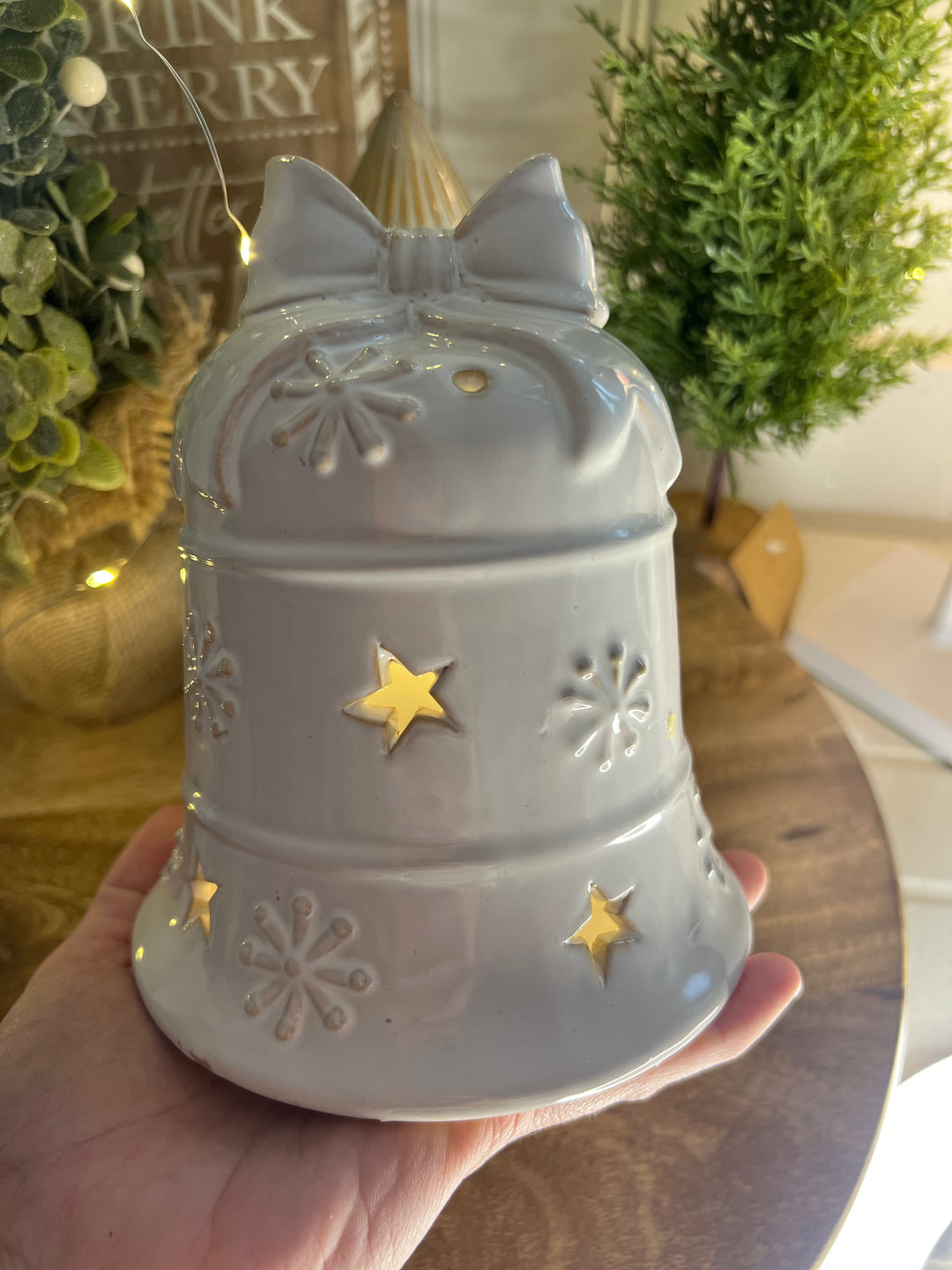 LED Bell Ornament 15cm