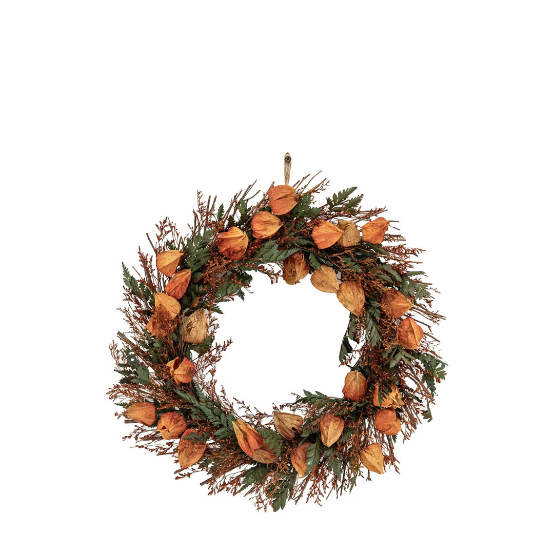 Dry Flower Wreath Rust