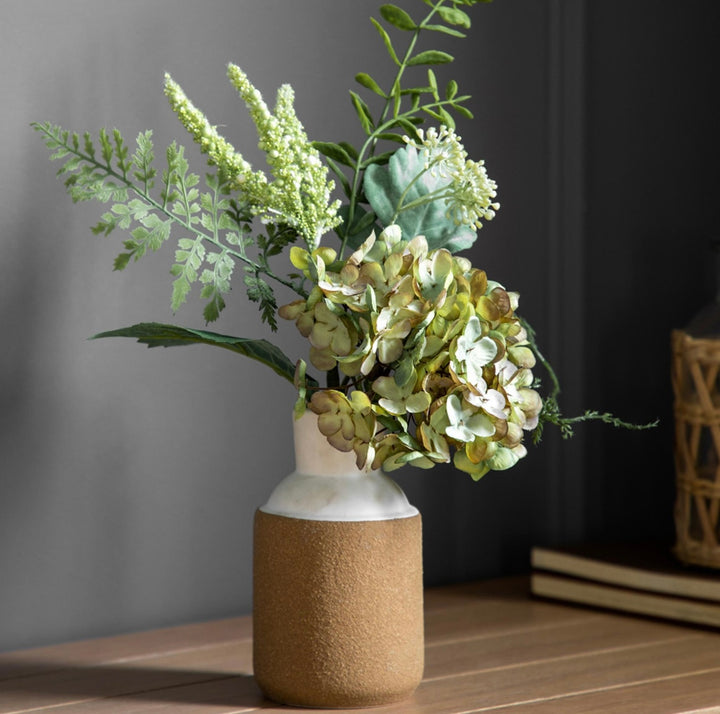 Hydrangea Flower Arrangement In Vase