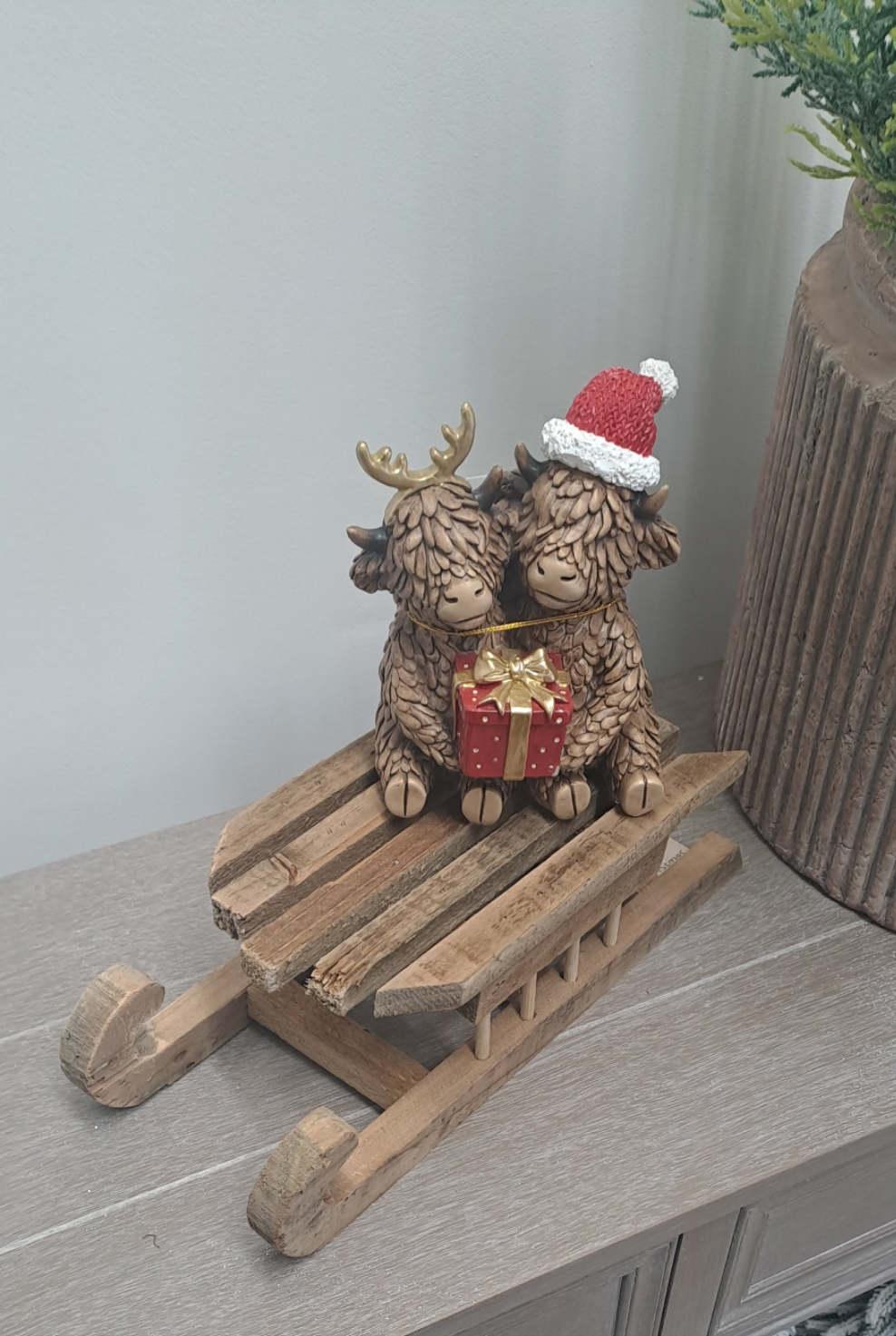 Wooden Sleigh 27cm