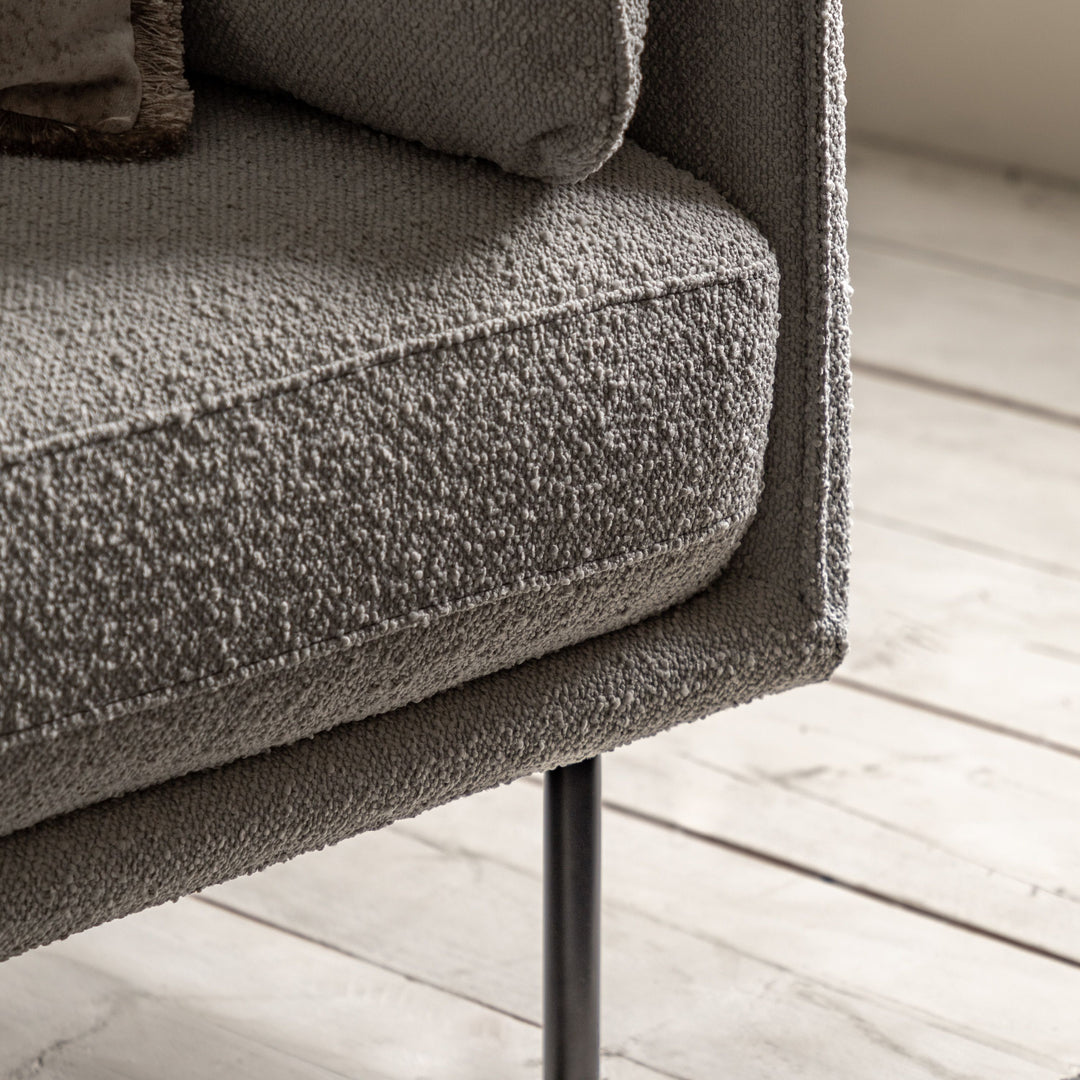 Wigmore Bouclé Sofa |Cool Natural