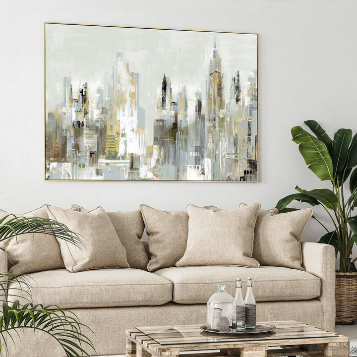 City Limits Framed Canvas