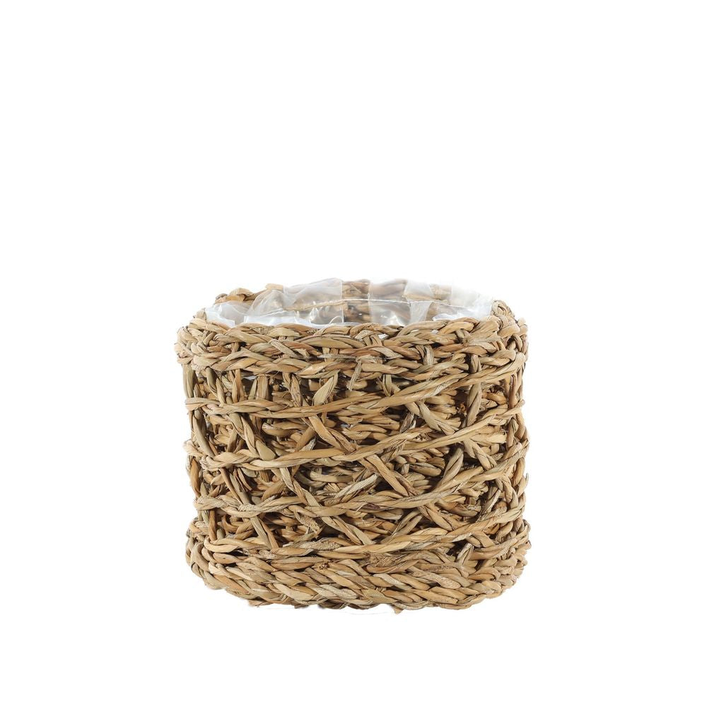 Round Natural Seagrass Basket (H12.5cm x D12cm)