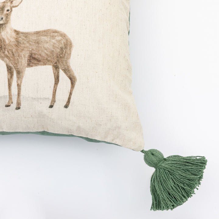 Forest Stag Cushion Cover