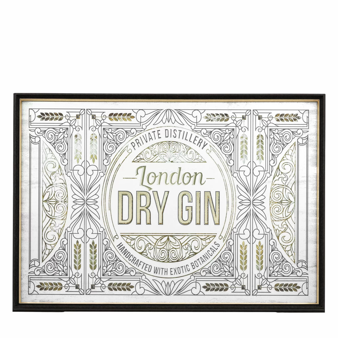 London Dry Gin Mirror 100cm x 70cm