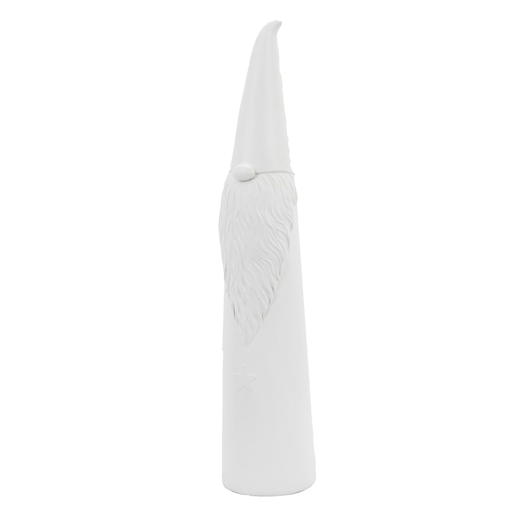 White Tall Nordic Tomte Figurine