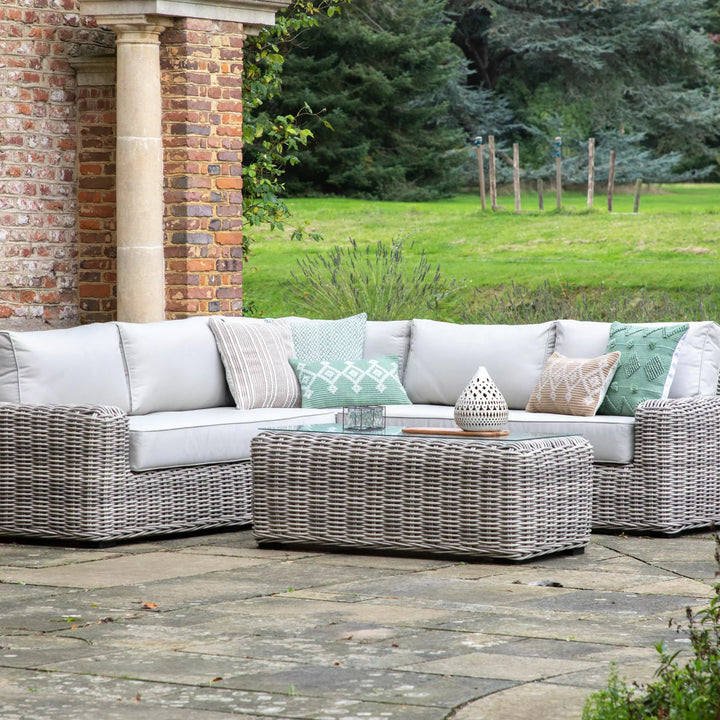 Ragusa Wicker Natural Lounge Set