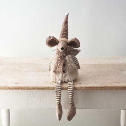 Fabric Sitting Mouse, 57cm
