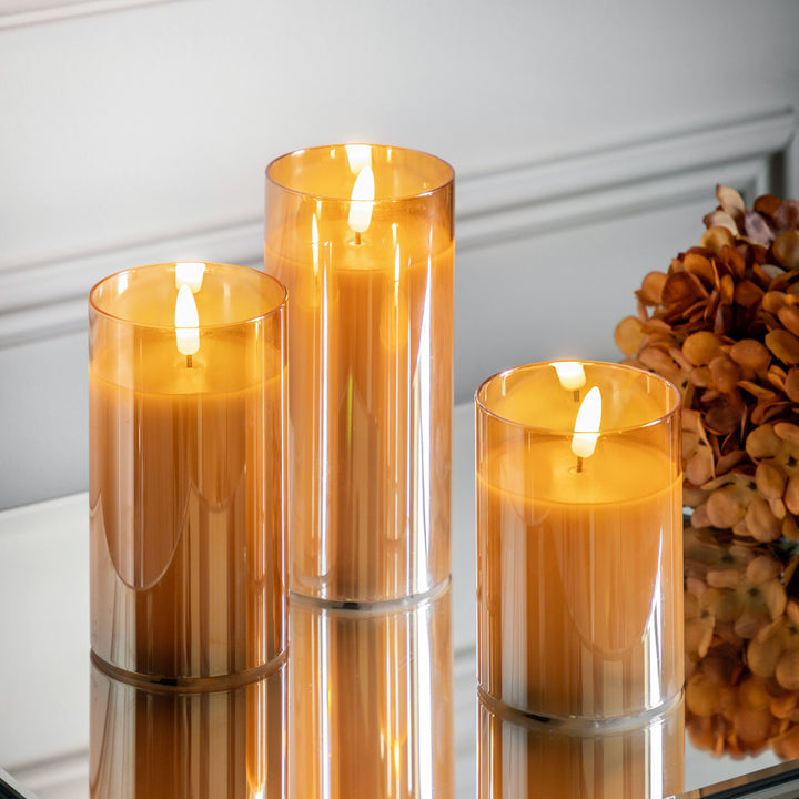 LED Candle Votive Set Of 3