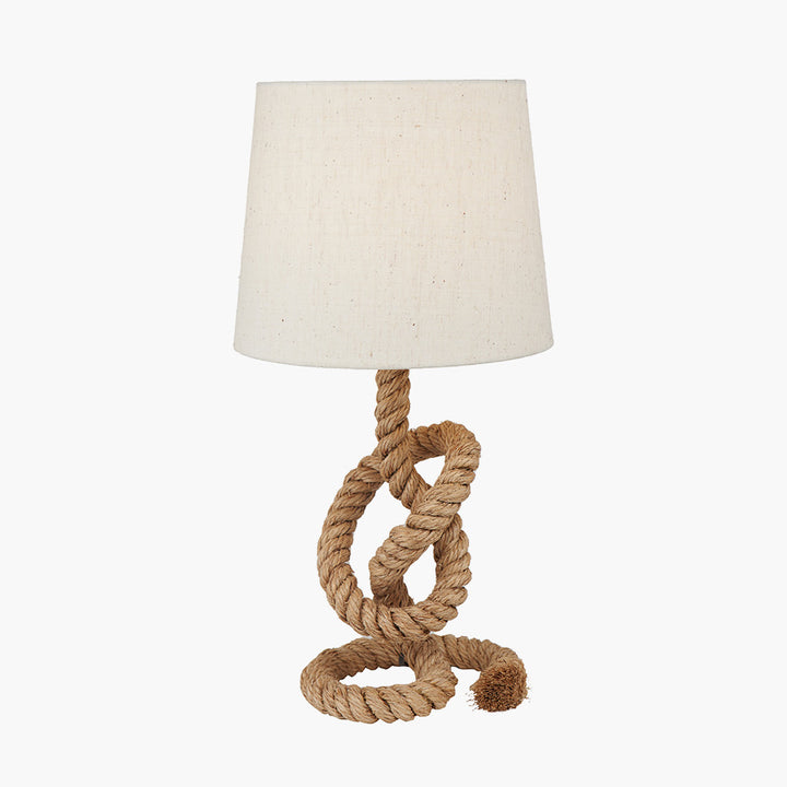 Martindale Rope Knot and Jute Table Lamp