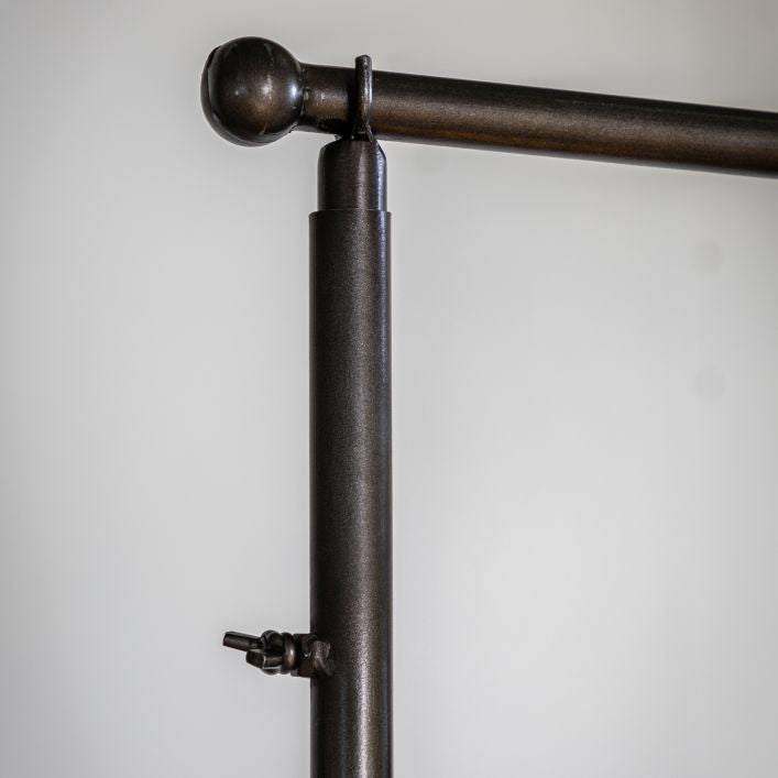 Iron Hanging Bar Black | Adjustable