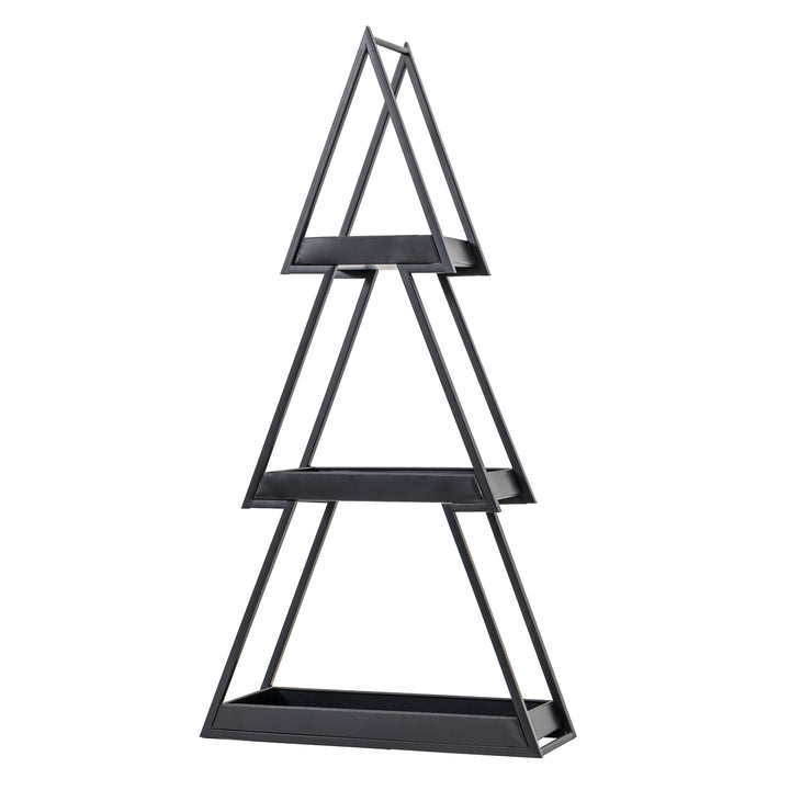 Xmas Tree Tray Stack Black 80cm