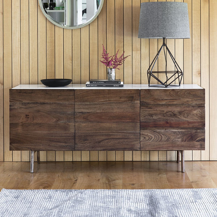 Barcelona Marble Top Sideboard