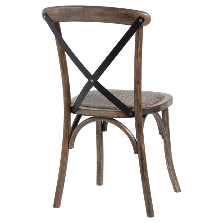 Cross Back Oak Dining Chair | Set Of 6