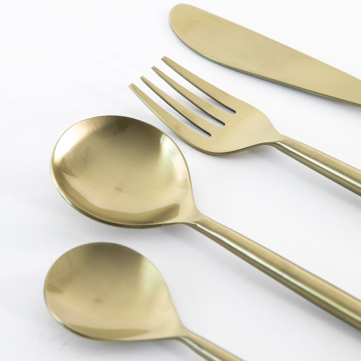 Juni Gold Cutlery Set