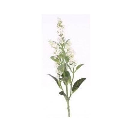 Artificial Lavender Spray - Cream 63cm