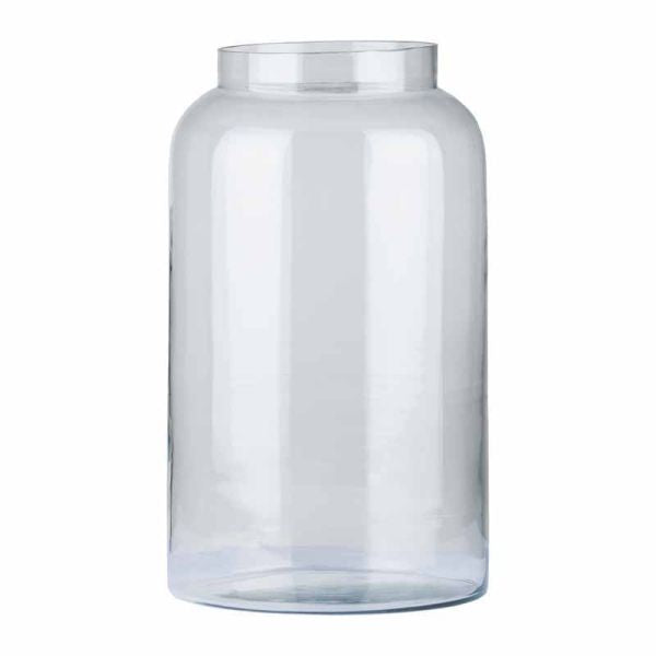 Contemporary Glass Jar Vase - Medium