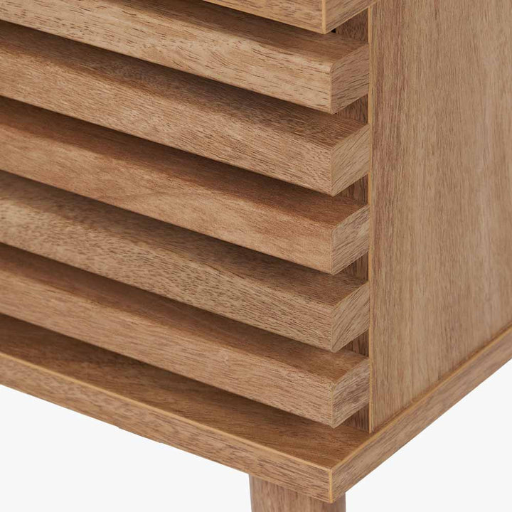 Larvik Natural Eucalyptus Wood 1 Drawer Unit