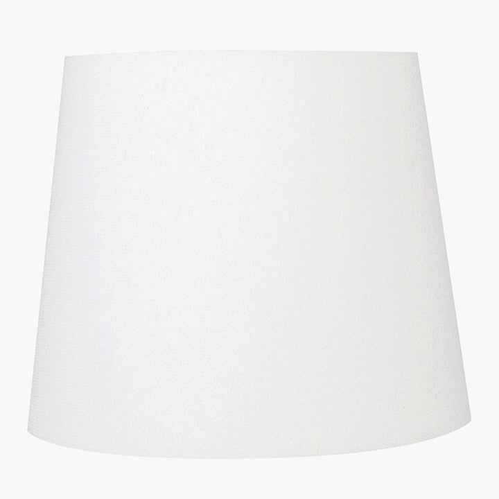 Piero Antique Bronze Metal 6 Arm Pendant with Pelham 15cm White Handloom Tapered Candle Clip Lampshades