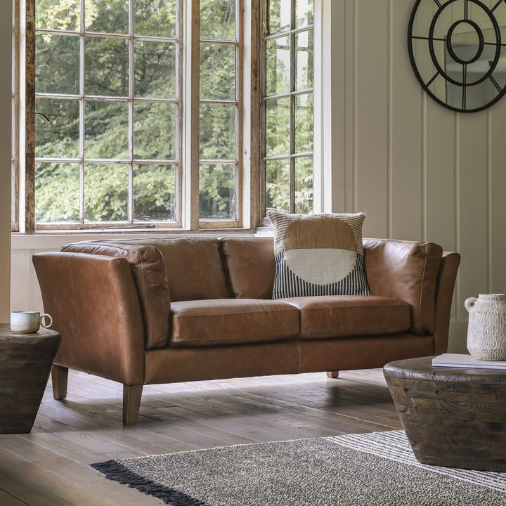 Ebury Vintage Leather 2 Seater Sofa