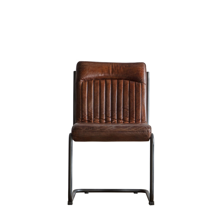 Capri Leather Chair |Brown