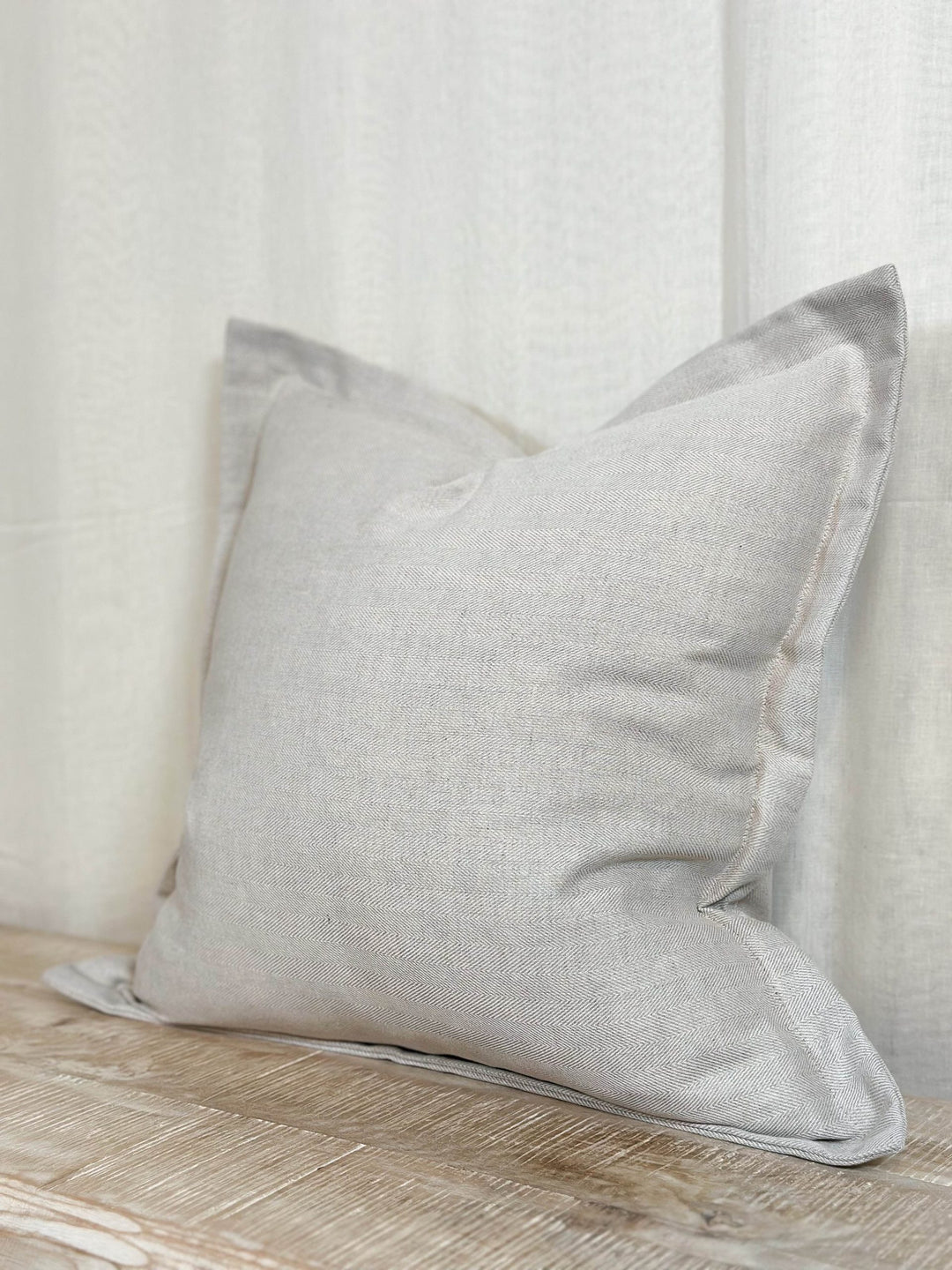 Linen Blend 45x45 Neutral Cushion Cover
