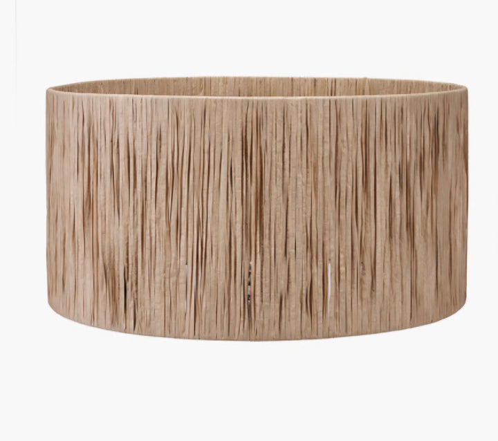 Tilia 30cm Natural Raffia Cylinder Lampshade
