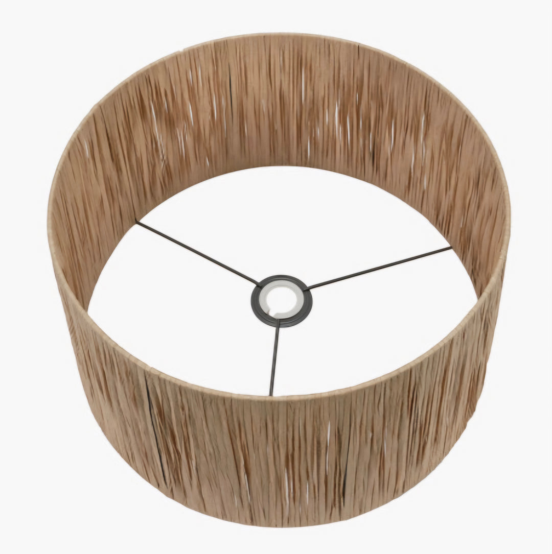 Tilia 45cm Natural Raffia Cylinder Lampshade