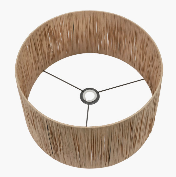 Tilia 45cm Natural Raffia Cylinder Lampshade