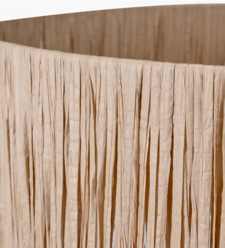 Tilia 45cm Natural Raffia Cylinder Lampshade