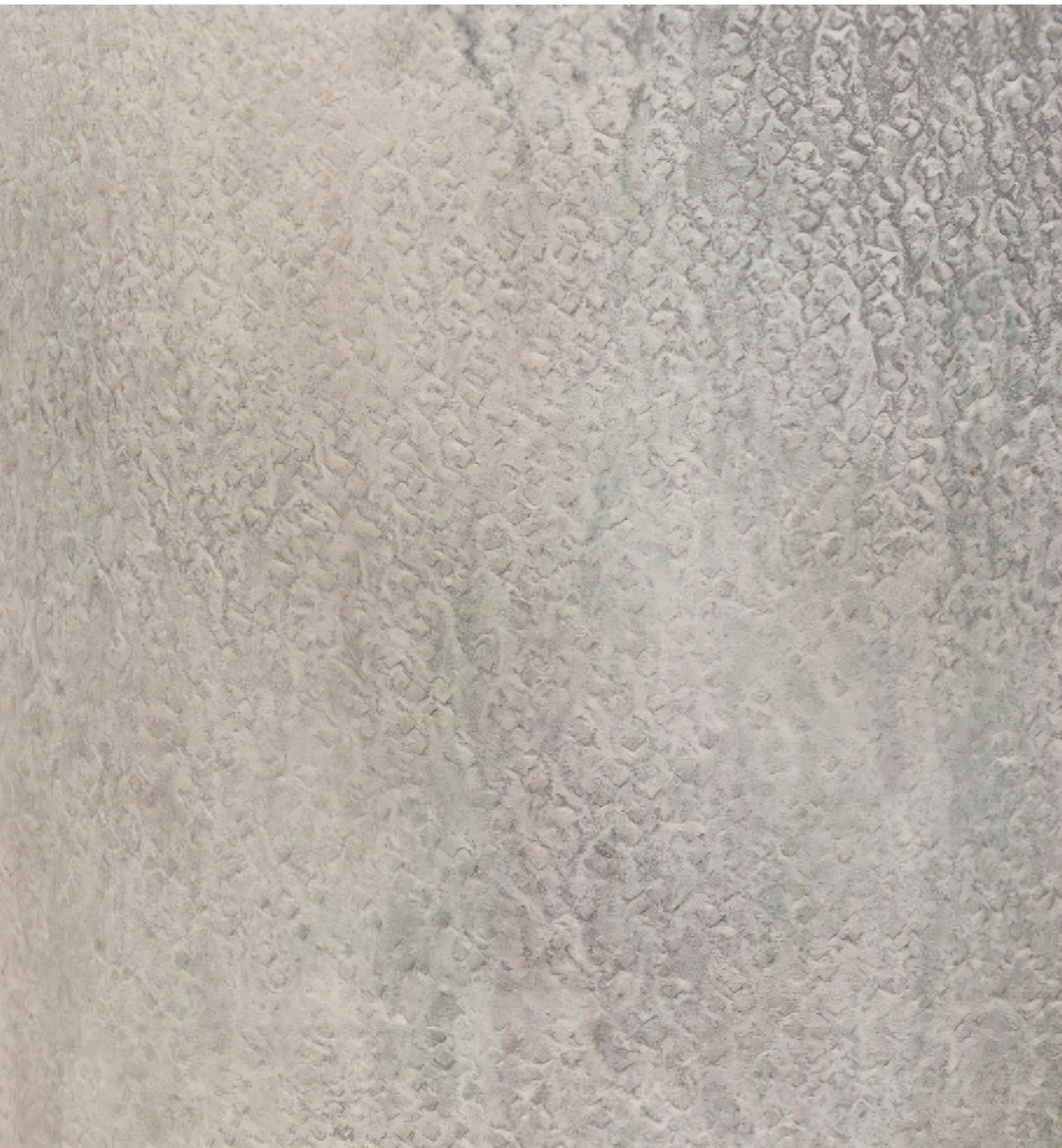 Stone Grey Metal and Clear Glass Hurricane large