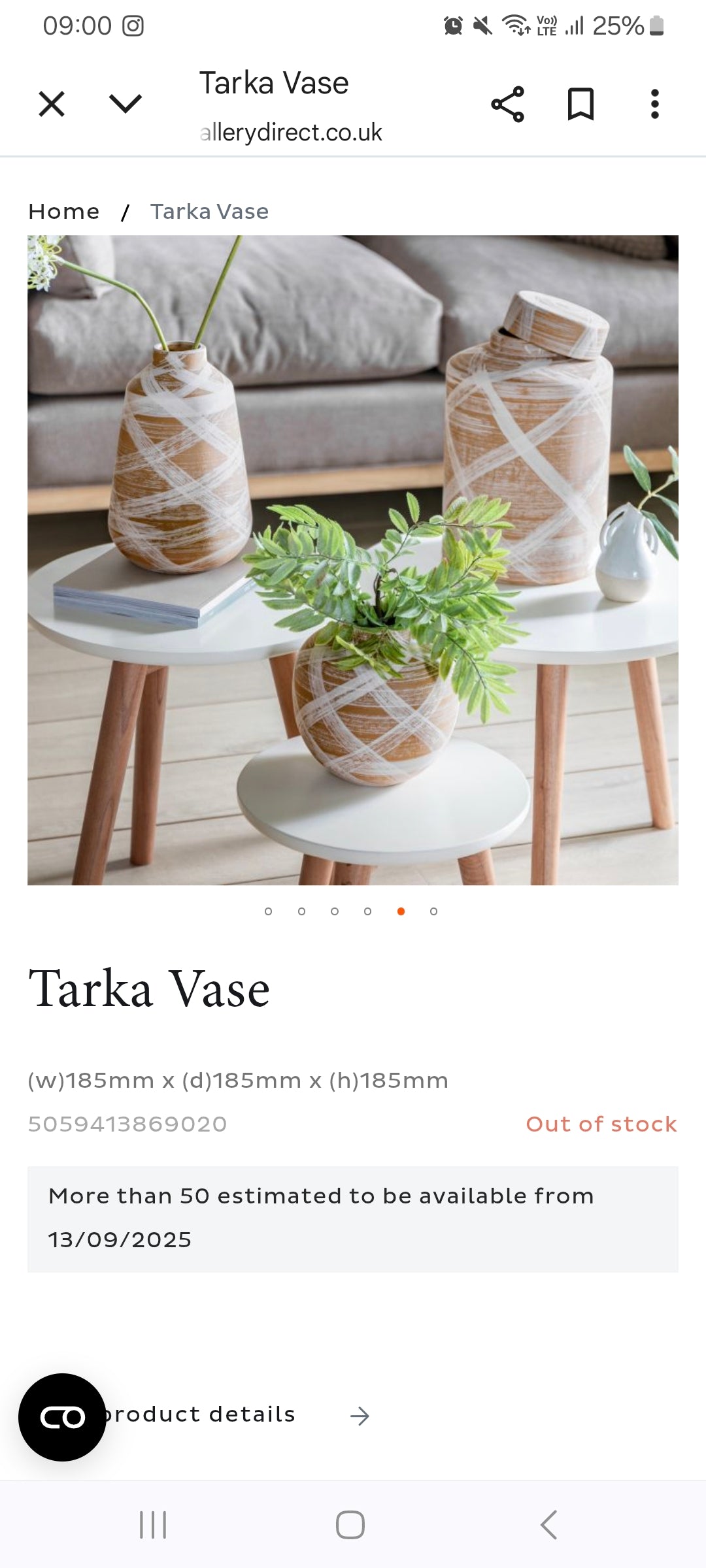 Tamra Vase | Small