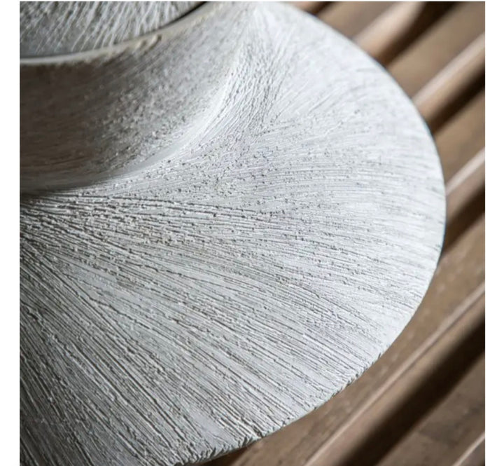 Akari Scratch Detail Jar | White