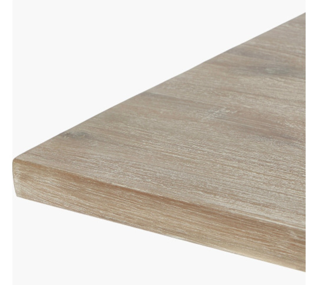 Marca Sand Wash Acacia Wood and Black Metal Desk/Scandi/ Free Delivery