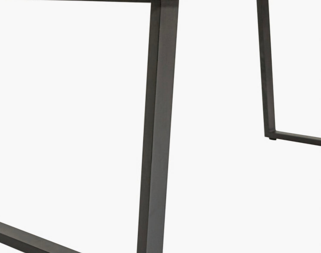Marca Sand Wash Acacia Wood and Black Metal 8 Seater Dining Table/Scandi/ Free Delivery