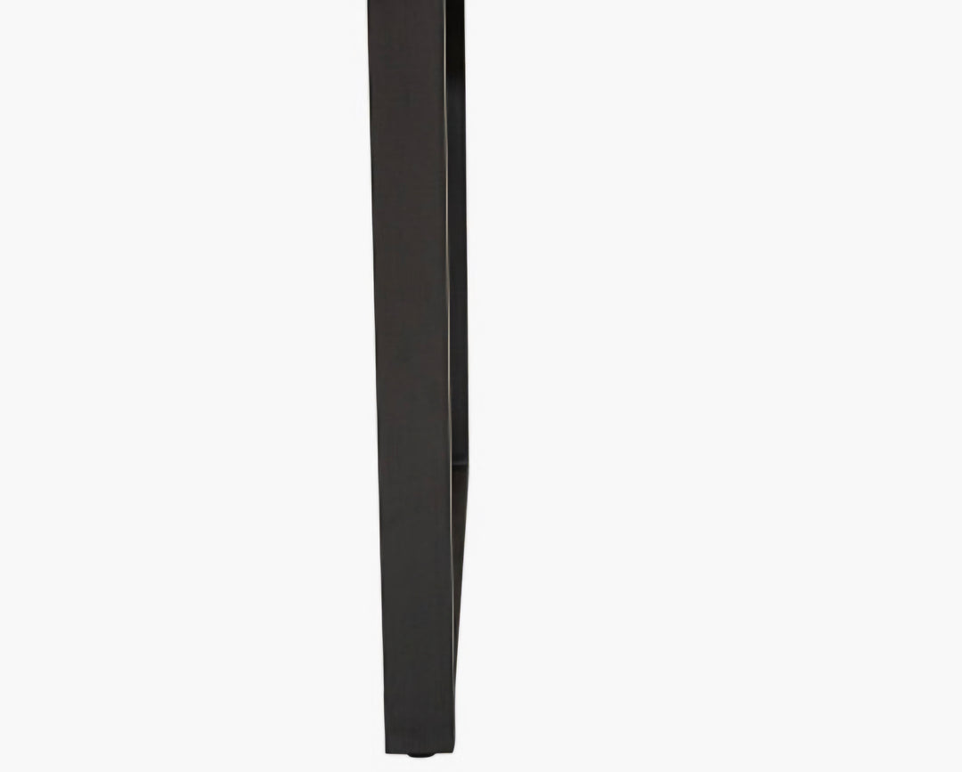 Marca Sand Wash Acacia Wood and Black Metal 8 Seater Dining Table/Scandi/ Free Delivery
