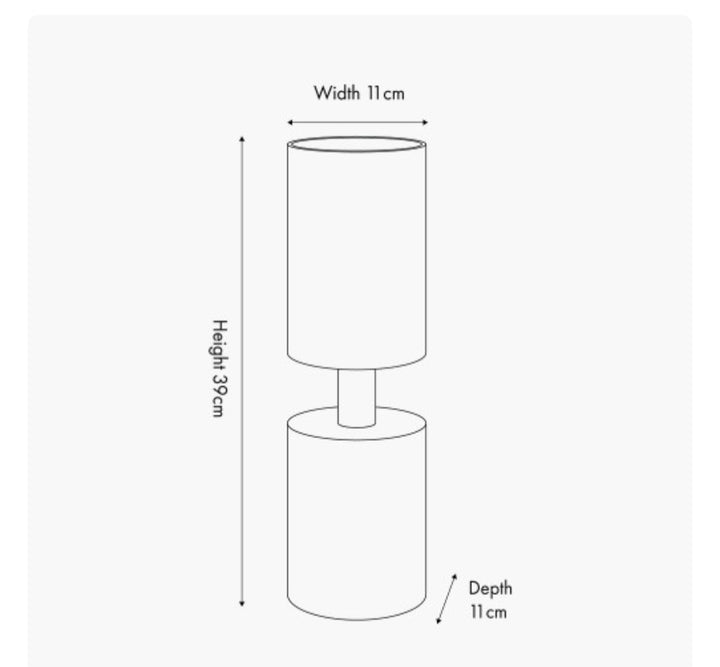 Matt Black Metal Pillar Candle Holder Large