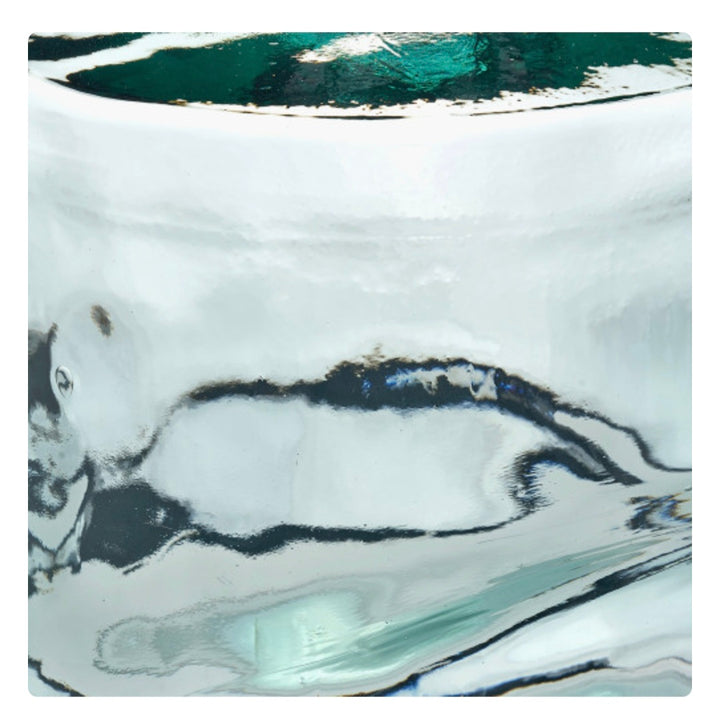 Clear Recycled Glass Bottle Vase