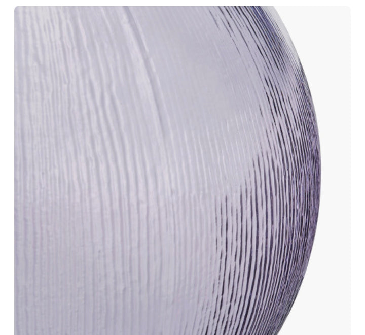 Lilac Round Recycled Glass Vase